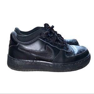 Black Nike Removable Swoosh Air Force 1